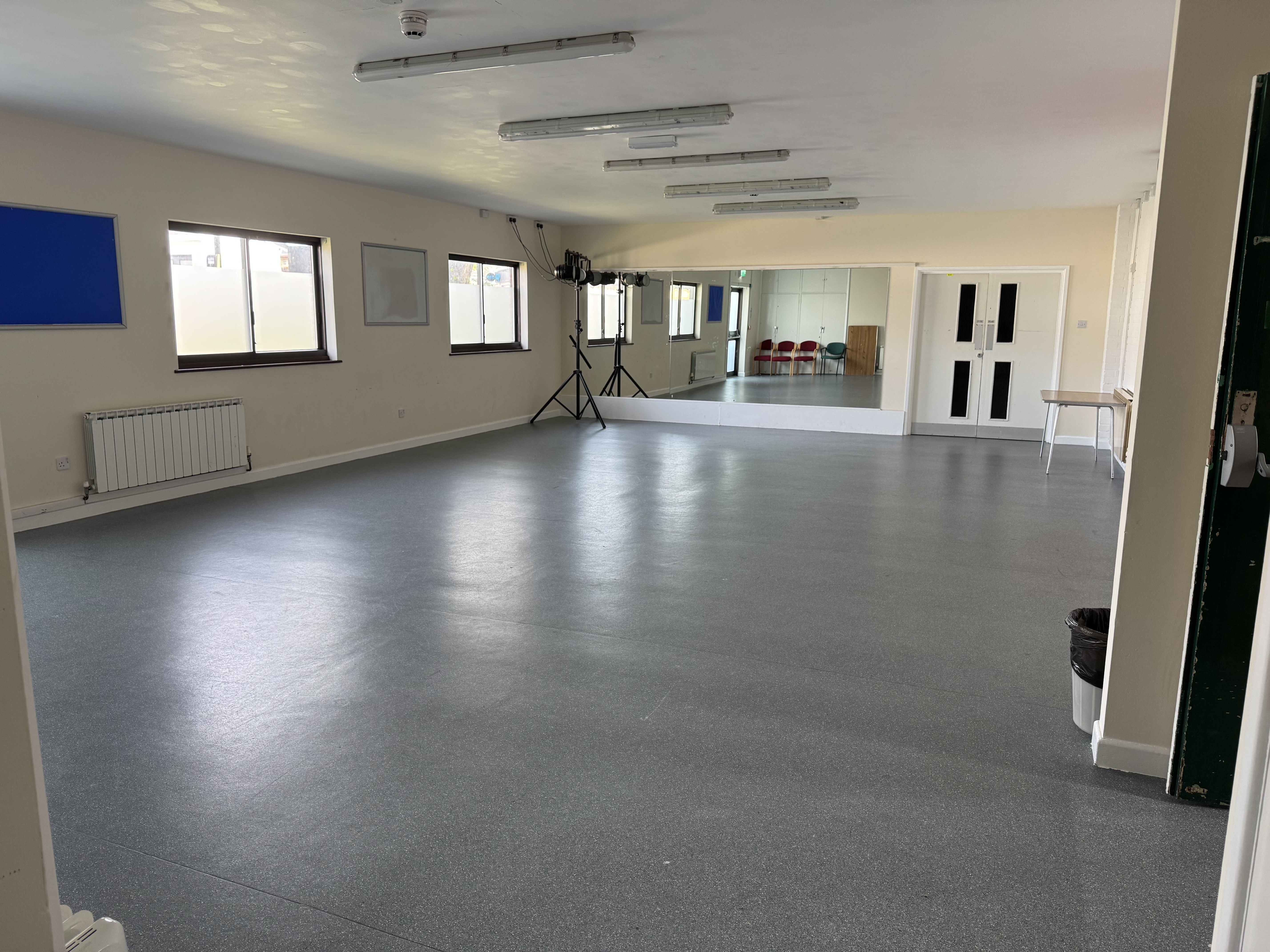 Inside of Studio at Youth Centre.
