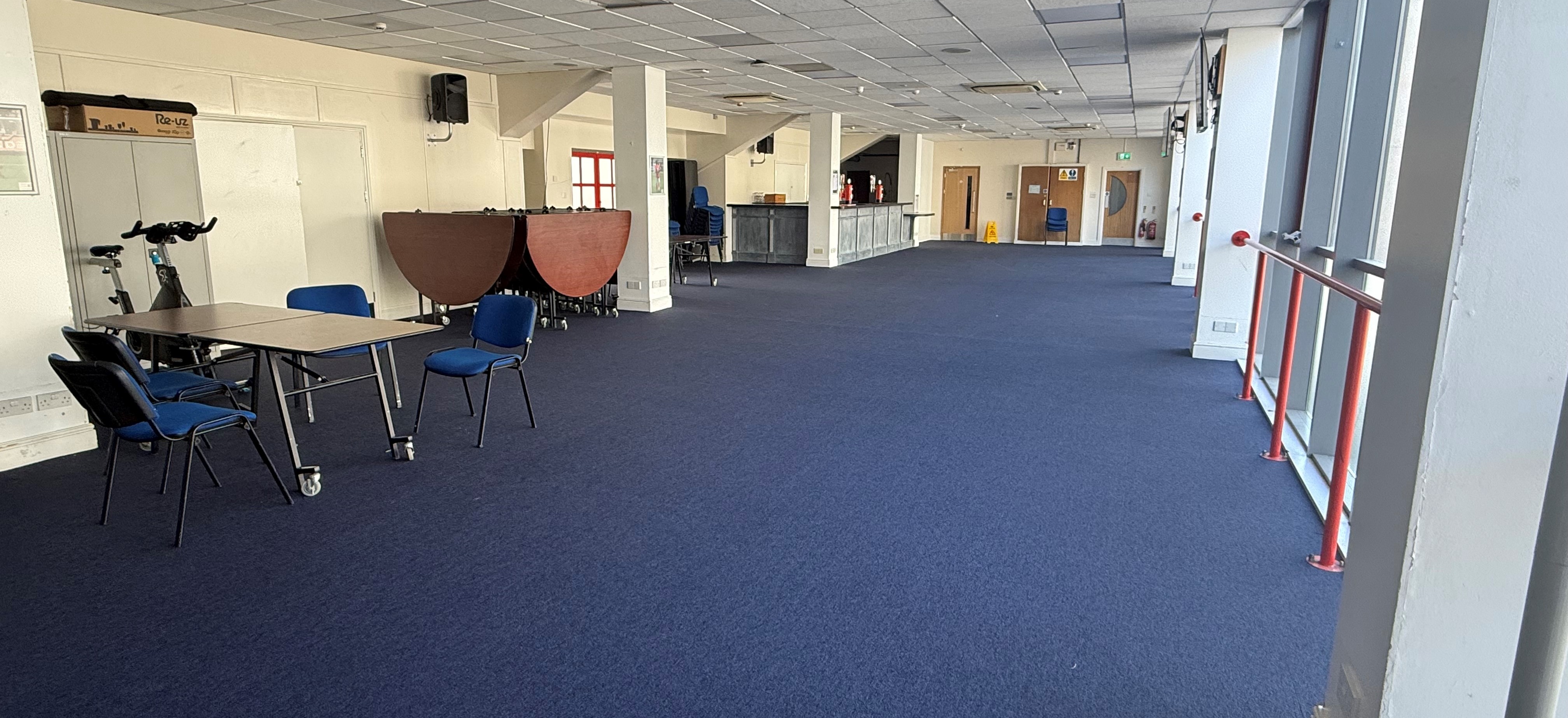 Interior of Polling Room.