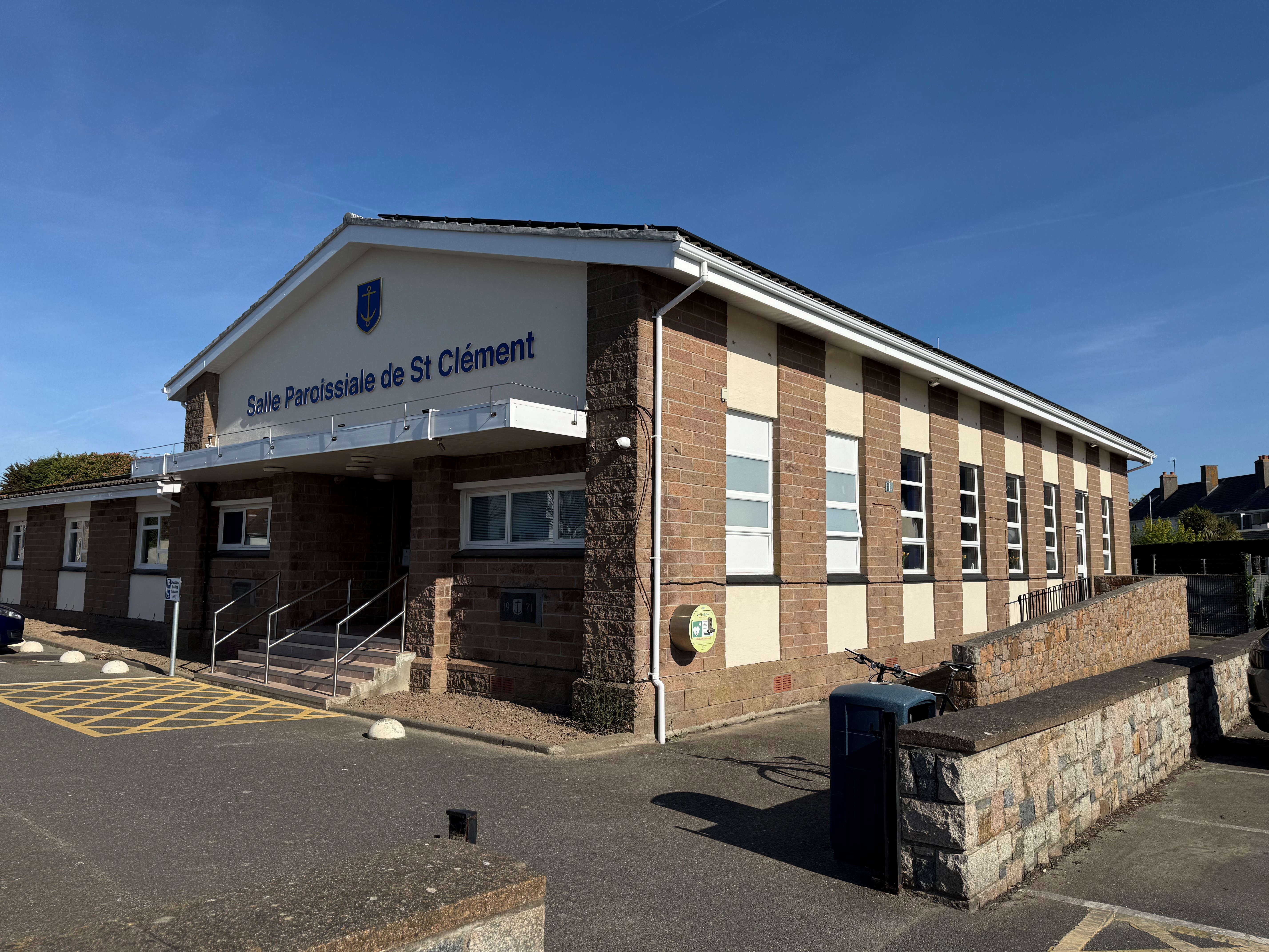 Disabled access at the side of the St Clement Parish Hall