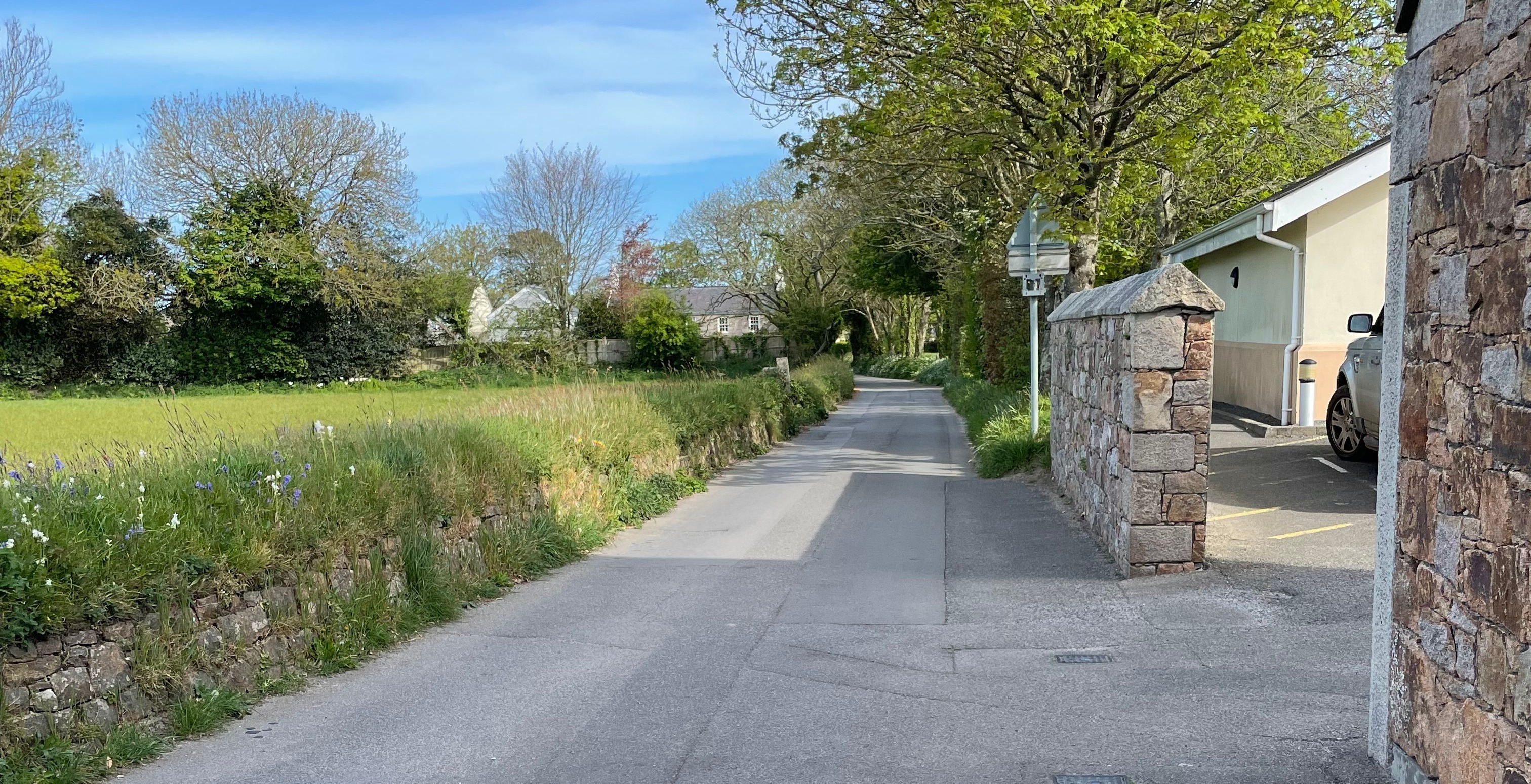 Approach road to St. Mary Youth and Community Centre