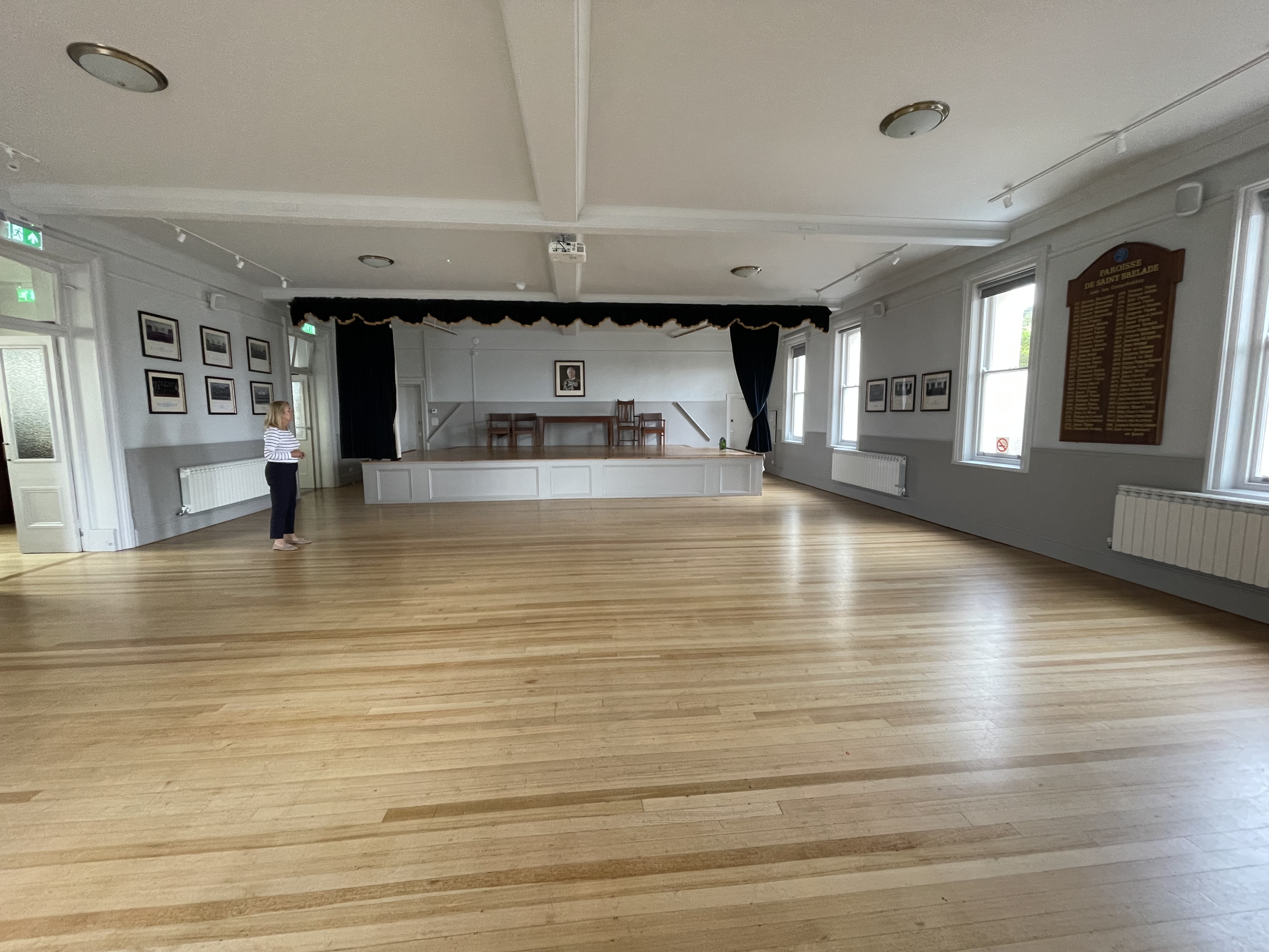 Inside view of hall