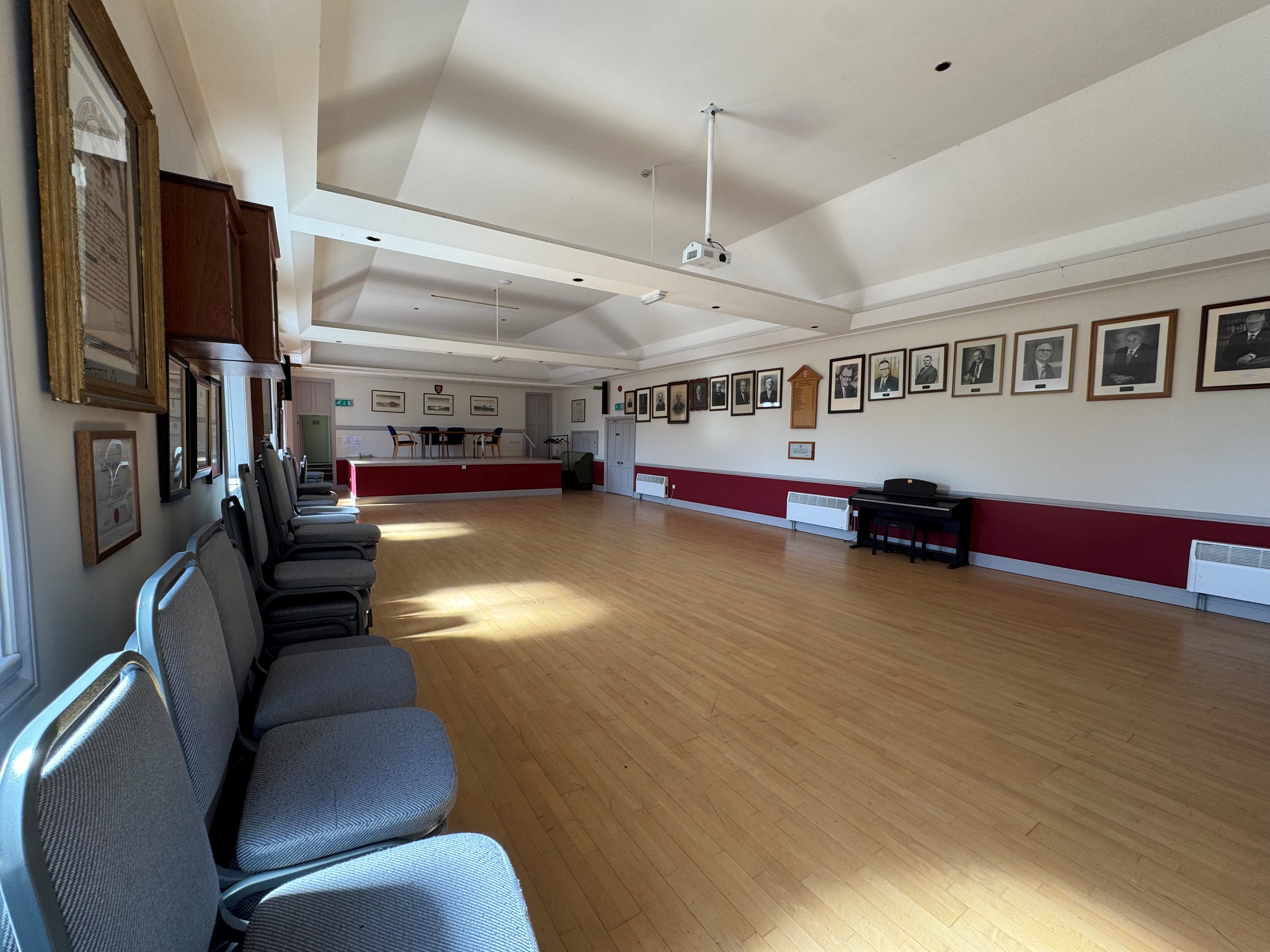 Interior of St Martin Public Hall.