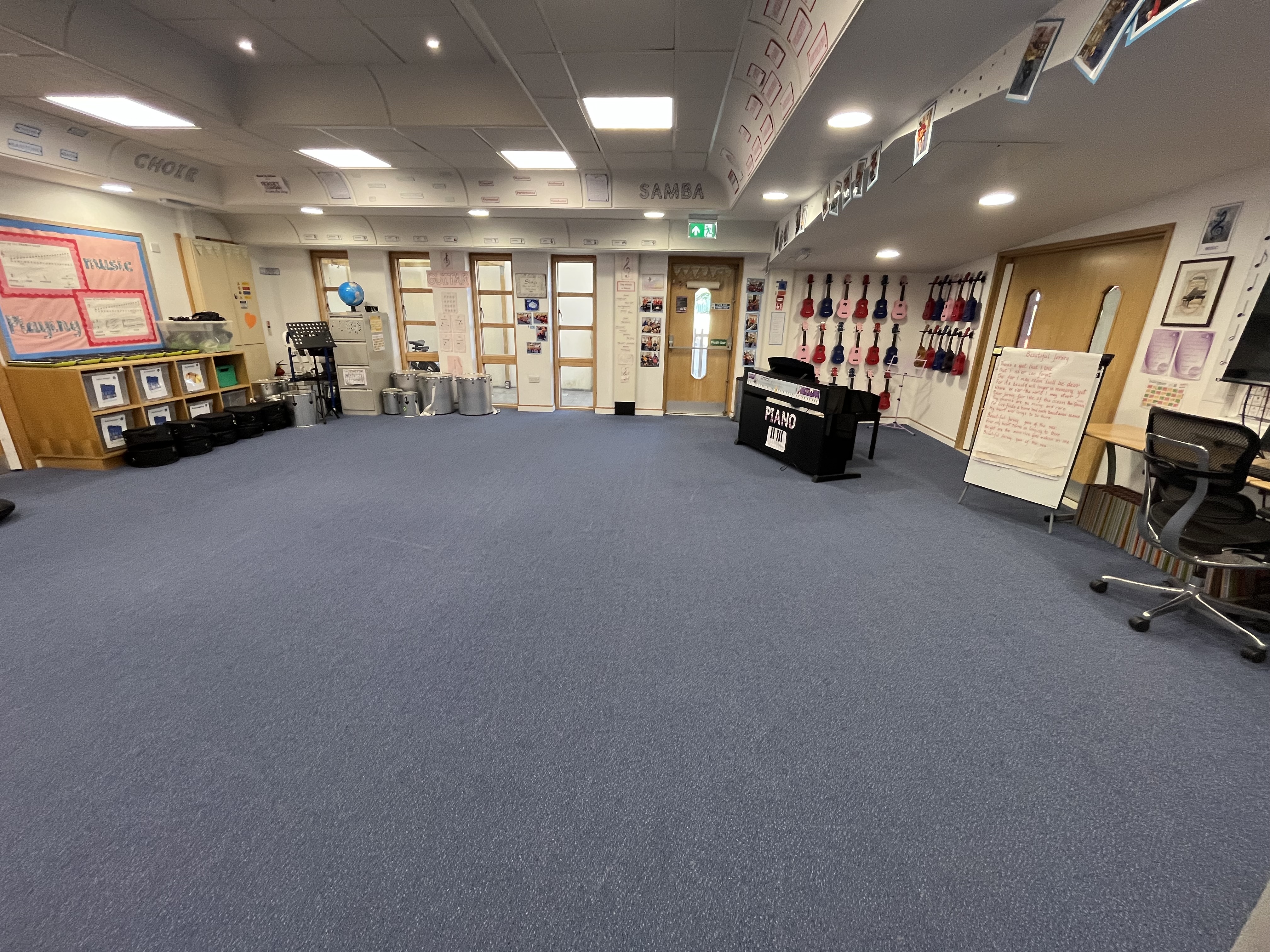 View of the Polling Room.
